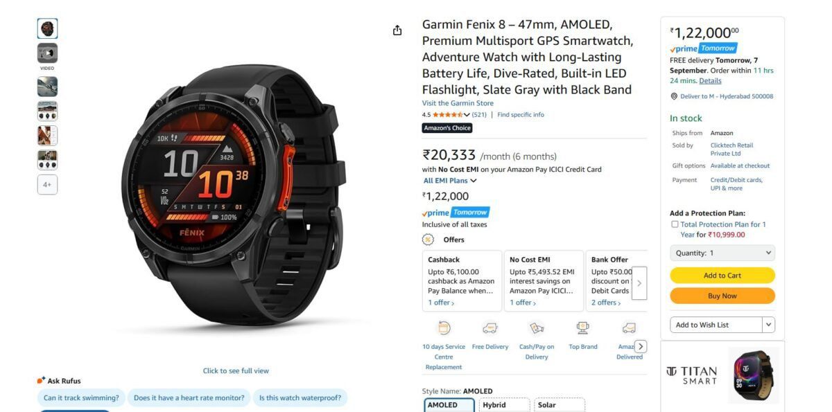 IndiaWorld IndiaWorld Fenix 8