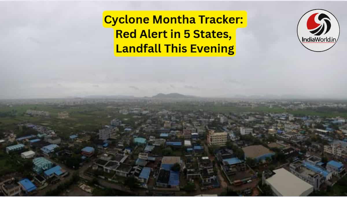 Severe Cyclone Montha Nears Andhra Coast