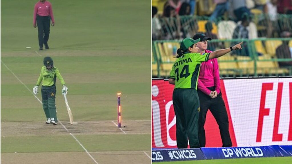 Deepti Sharma direct hit