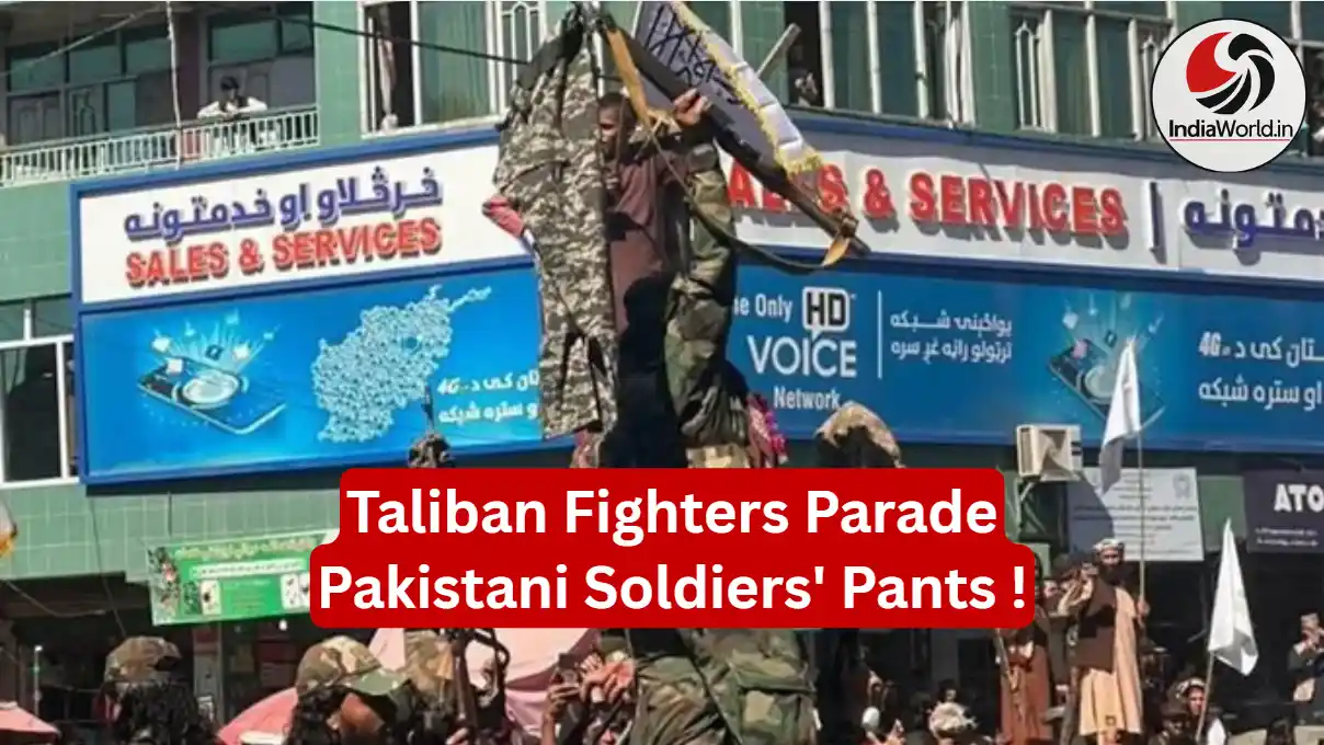 Taliban pants parade in Nangarhar province Afghanistan viral image Taliban pants parade in Nangarhar province Afghanistan viral image