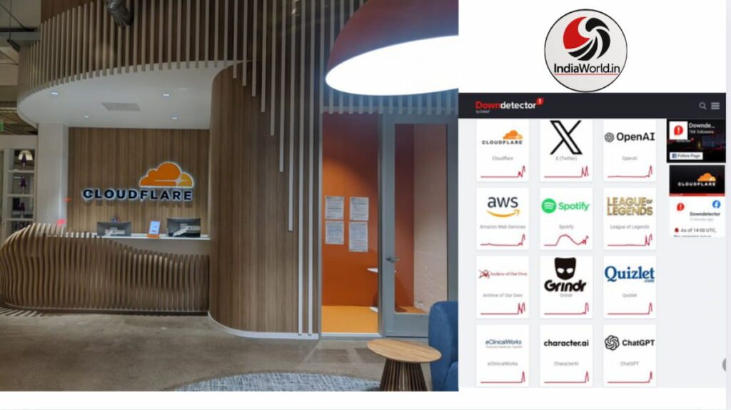 Twitter down -Cloudflare outage