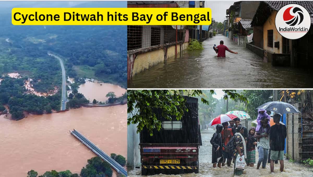 Cyclone Ditwah batters South India