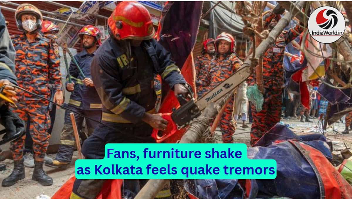 Strong tremors hit Kolkata Strong tremors hit Kolkata
