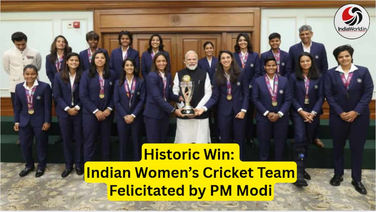 PM Modi Meets India’s Women World Cup Heroes PM Modi Meets India’s Women World Cup Heroes