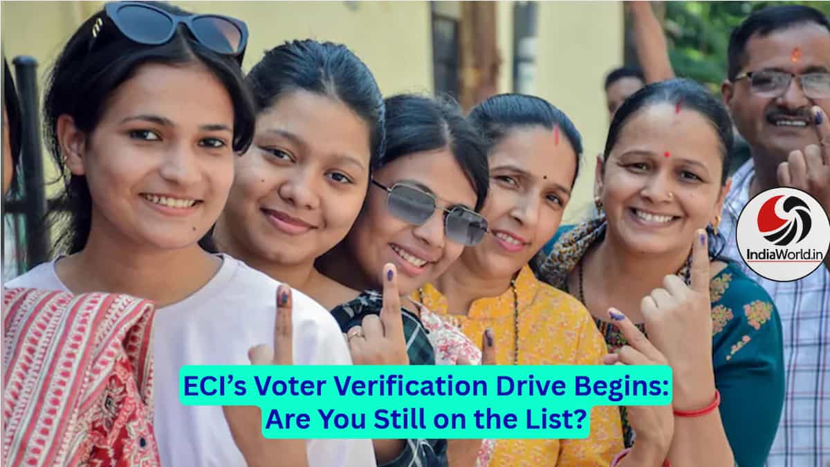 ECI’s Voter Verification Drive Begins